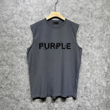 Purple Brand Tank T Shirts Sleeveless T-shirt Vest