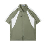 Short Sleeve Shirt Fashion Preppy Style Teenagers