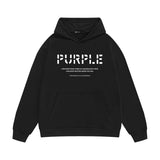 Purple Brand Hoodie Fashion Loose Hooded Sweater