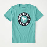 New Women's Short Sleeved T-shirt with Letters on The Deer S