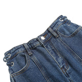 Women Jeans Hot Girl Raw Hem Jeans