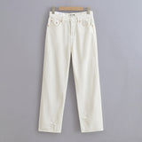 Women Jeans Hot Girl Loose Slimming Summer Distressed