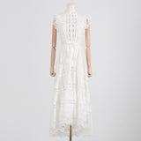 Bohemian Dress Fashion Hollowed-out Embroidery Dress