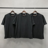 Fog Fear of God Essentials T Shirt Double Line Short Sleeve Solid Color Small Icon Bottoming Shirt Couple T-shirt Men's Three Pieces in One Pack