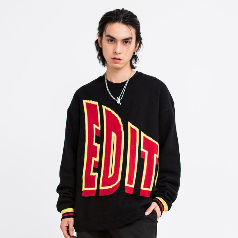 Men Sweater Crew Neck Sweater