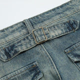 Men Jeans Retro Loose Casual Old