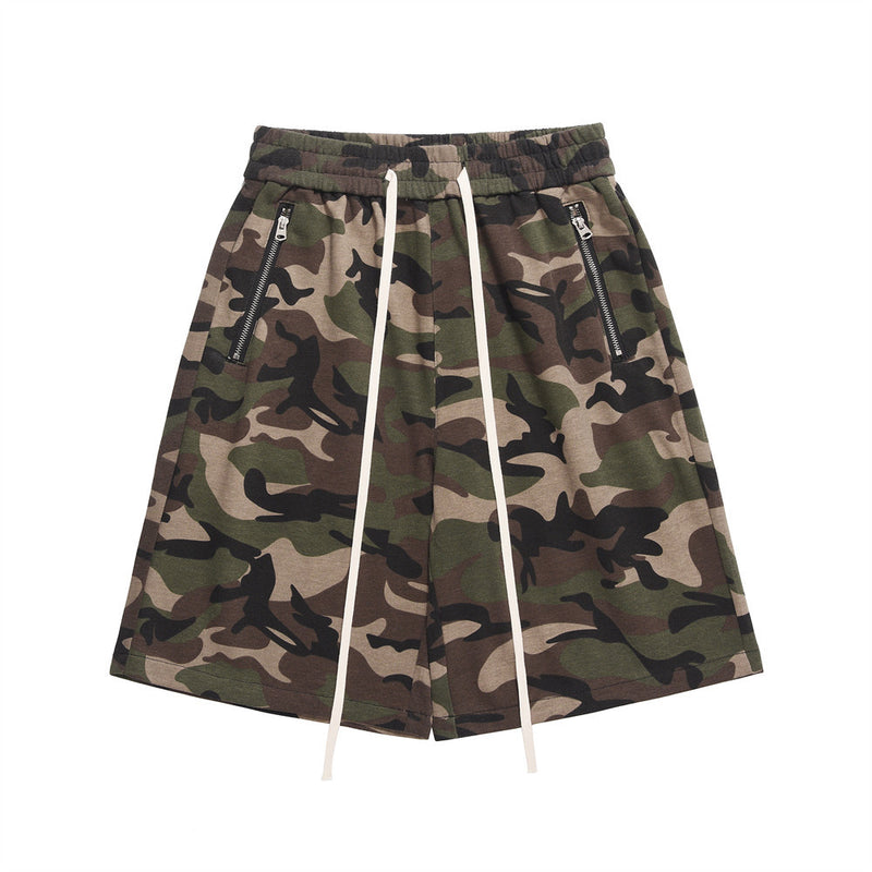 Men Shorts Camouflage Casual Shorts Summer Loose