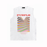 Purple Brand Tank T Shirts Sleeveless T-shirt Vest