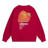 Stussy Sweatshirts Autumn/Winter Fleece Couple Sweatshirts
