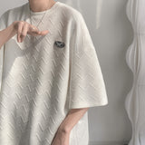 Men T Shirt Fashion Summer Loose All-Match Oversize
