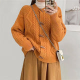 Women Knitted Cardigan Vintage