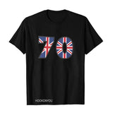 Inspired by Queen's Platinum Jubilee 2022 Elizabeth 70 Years T-shirt Printed round Neck Short Sleeve