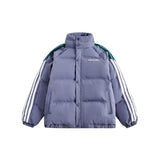 Unisex Coat Cotton Coat Winter Coat Couple Stand Collar