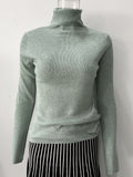 Women Work Business Casual Sweaters Wool Stretch Slim Knit Sweater