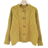 Women Knitted Cardigan Vintage