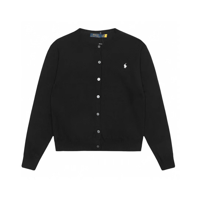 Ralph Lauren Knitted sweaters RL Crew Neck Embroidered Logo Knitted Cardigan Long Sleeves
