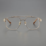 CHH Chrome Hearts Glasses Vintage Versatile Personalized Titanium Frame