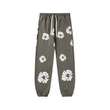 Denim Tears Hoodie Kapok Foam Hooded Sweater Trousers Sports Suit