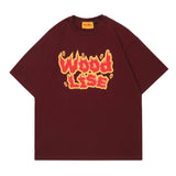 Men T-Shirt Sunset Printing Vintage