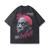 Men's T-Shirt Vintage Washed Short-Sleeved T-shirt
