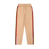 Palm Angels Pants Angel Rainbow Striped Pants Men's and Women's Casual Trousers Loose