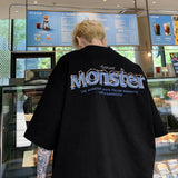 Men T Shirt Retro Loose Casual