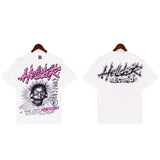 HS Shorts Distressed Casual Short Sleeve