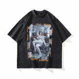 Men T-Shirt Summer Printed Short-Sleeved T-shirt
