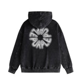 Purple Brand Distressed Hoodie Fashion Old Loose Hooded Sweater