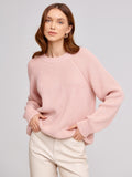 Women Work Business Casual Sweaters round Neck Loose Knitted Sweater