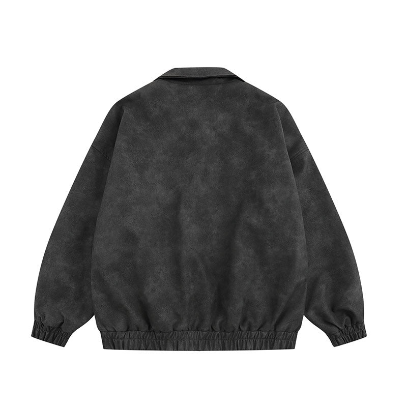 Women Jackets Suede Motorcycle Jacket Oversize