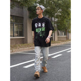 Green Day T Shirt Retro Loose