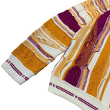 Kapital Sweater Kapital Vintage Hida and Macro Wind Pattern Three-Dimensional Wave Contrast Color Ethnic Style Sweater