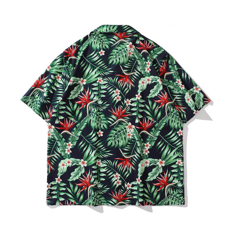 Short Sleeve Shirt Hawaiian Floral Shirt