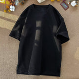 Men T Shirt Summer Retro Loose plus Size Casual