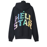 Hellstar Hoodie gradual change color retro hooded sweater