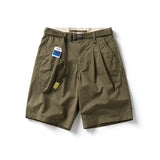 Unisex Shorts Retro Loose Stitching Tooling