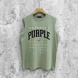 Purple Brand Tank T Shirts Sleeveless T-shirt Vest