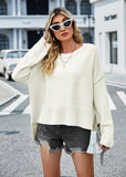 Women Pullover Sweater Loose Casual Sweater