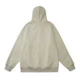Men Fleece Lined Hoodie Embroidered Letter Hooded Sweater Men's Ins Loose Casual Autumn and Winter