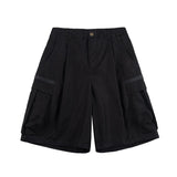 Unisex Shorts Loose Casual Pants Cargo Shorts Large Pocket