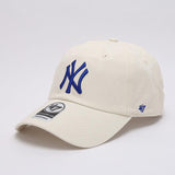Dodgers and Yankees Baseball Cap 47brand Baseball Cap Female Dark Gray Soft Top Embroidery Hip Hop Male Hat