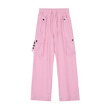 Cargo Pants Ice Silk Multi-Pocket Cargo Pants Loose