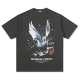 Unisex T Shirt Summer Short Sleeve Loose