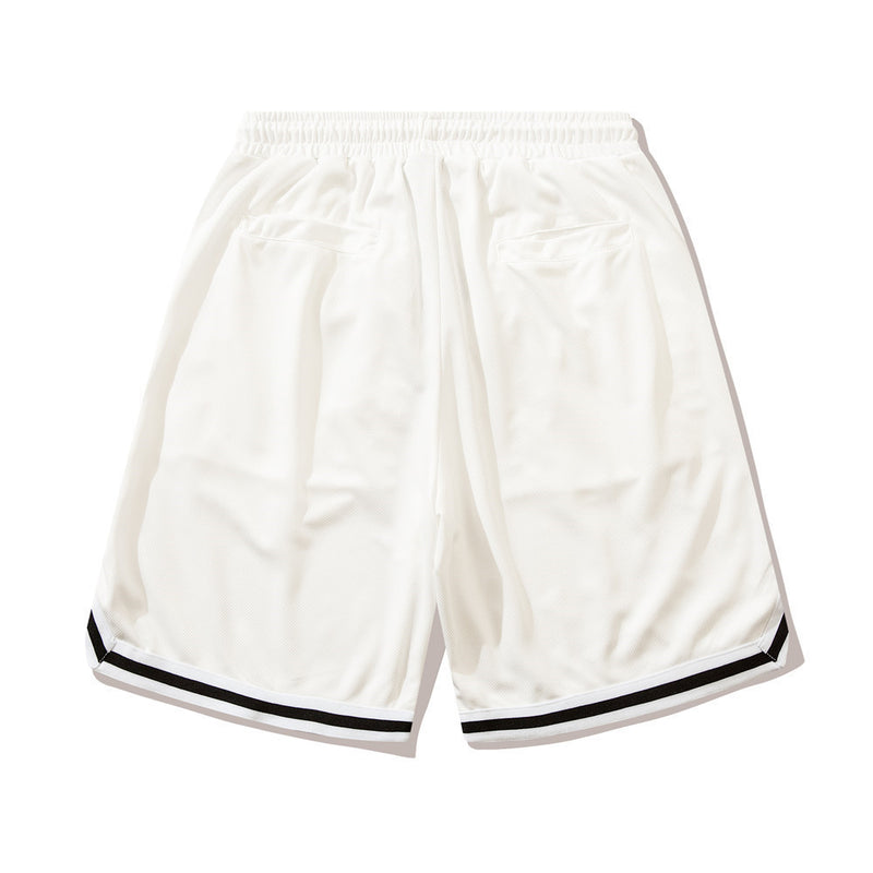 Men Shorts Embroidered Sports Style with Letters Shorts Thin