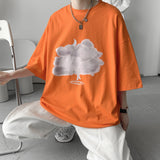 Men's T Shirt Summer Loose Bear Print