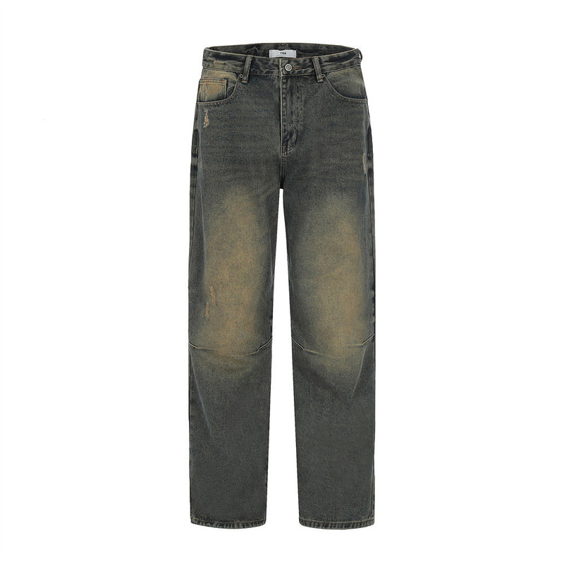 Men Jeans Retro Fashion Loose