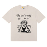 Gallery Dept T Shirt Gallery Dept Printed Short Sleeve T-shirt Loose BF Men and Women Base Tee