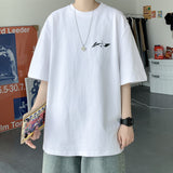 Men T Shirt Loose Leisure All-Matching