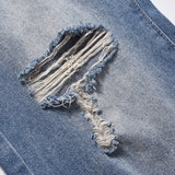 Men Jeans Ripped Leisure Loose Distressed